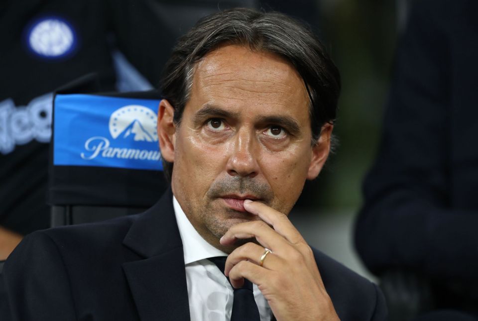 Inter coach Inzaghi 