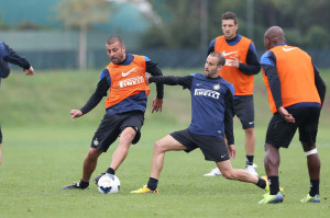 Inter training Samuel Palacio