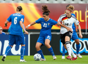 Marta Carissimi, Kim Kulig, QF, Germany-Italy, Women's EURO 2009 in Finland, 09042009, Lahti Stadium