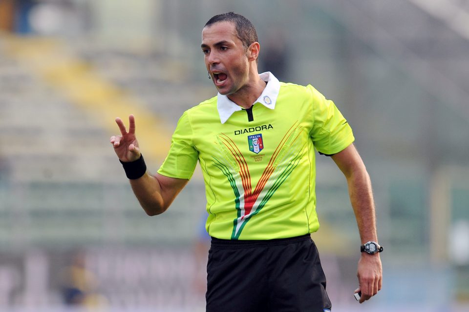 Guida to referee Inter vs Frosinone