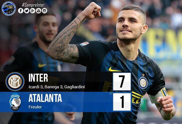 (VIDEO) – Highlights: Inter 7 – 1 Atalanta