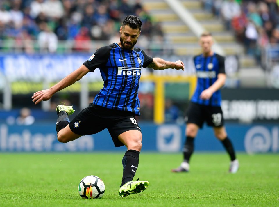 Spalletti Pondering On Playing Candreva Behind Icardi Against AC Milan