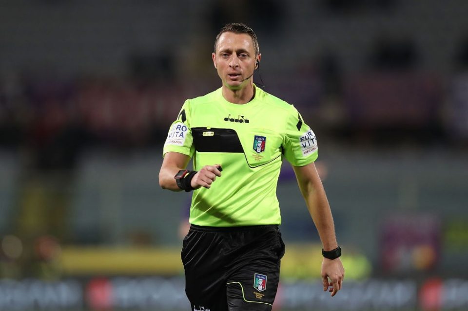 Abisso To Referee Inter’s Coppa Italia Quarter Final Match With Lazio