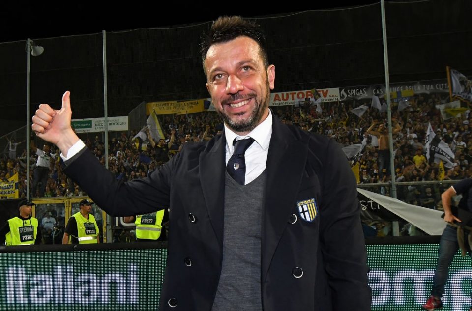 Parma Coach Roberto D’Aversa: “Inter Target Dejan Kulusevski Has A Lot Of Room To Improve, That’s Why It’s Essential He Stays”