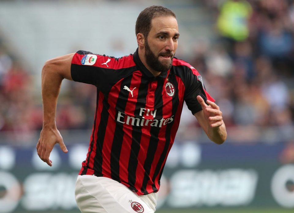 Higuain: “Milan Can Win The Derby, Inter’s Icardi Has Been Doing Well For Several Years”