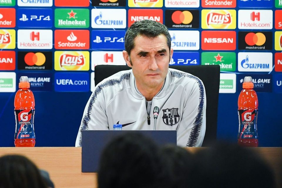 Barcelona Coach Ernesto Valverde: “Against Inter We Can Make Changes Regardless Of Whether We Want To Win Or Not”