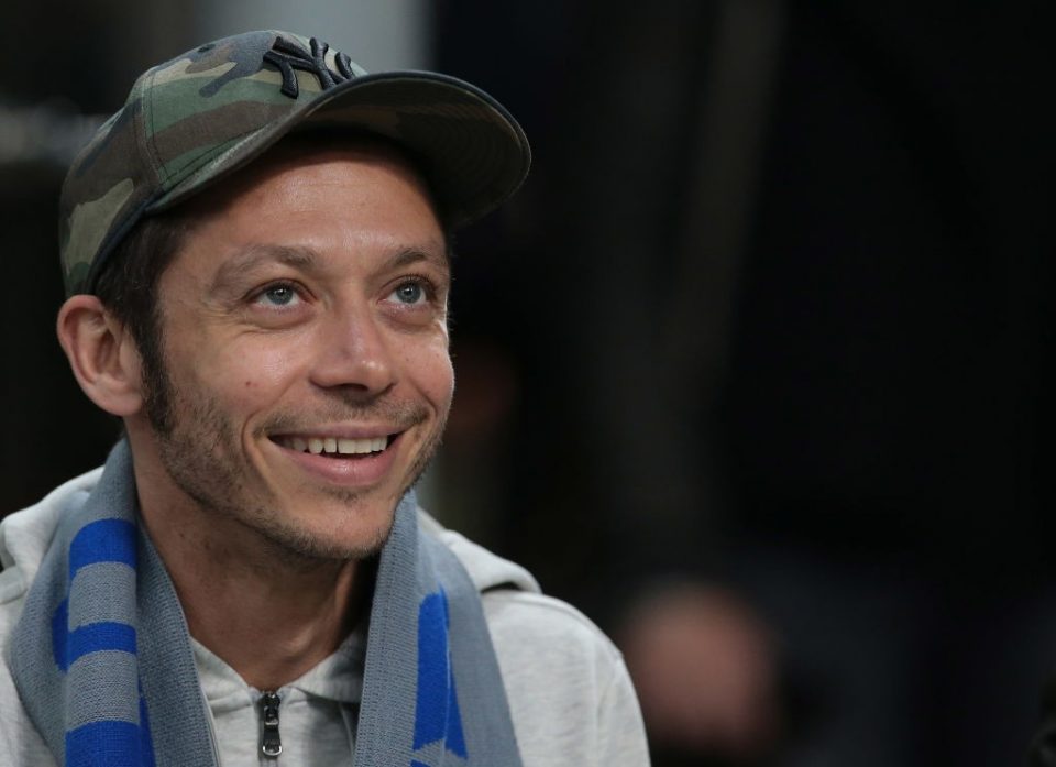 Photo - Inter Honour MotoGP Star Valentino Rossi Following His Retirement