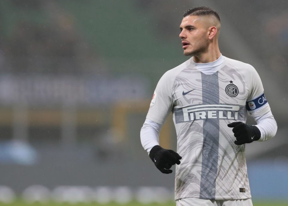 Inter Striker Mauro Icardi Could Miss Milano Derby Against AC Milan