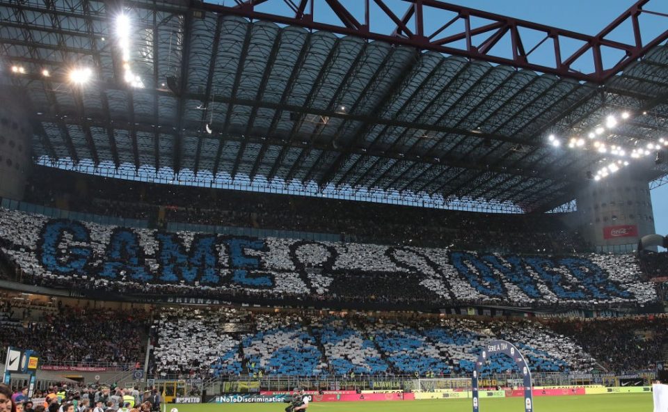 Tifo Curva Nord Inter Milan vs AC Milan 