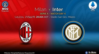 Preview - AC Milan vs Inter - The Derby Of Antonio Conte's Ire