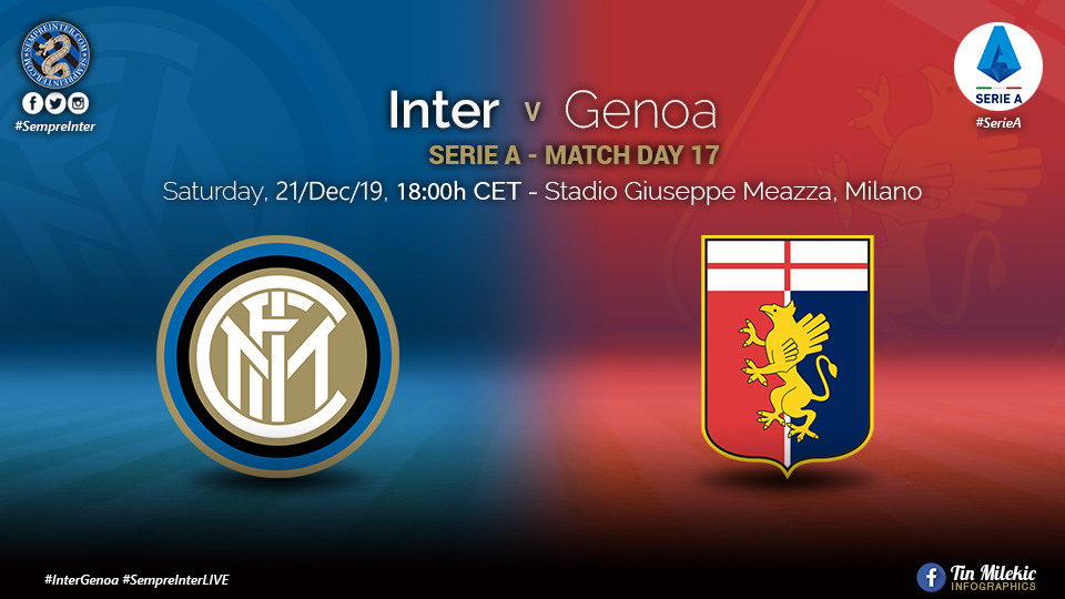 OFFICIAL – Starting Lineups Inter Vs Genoa: Esposito, Bastoni & Gagliardini Start