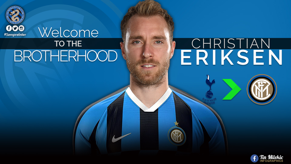 Tottenham's Christian Eriksen joins Inter Milan, Sports