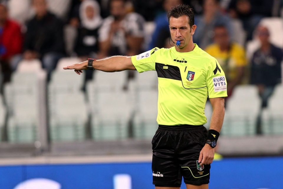 Daniele Doveri Refereed Solid Match As Inter Beat Juventus In Derby D’Italia, Italian Media Report