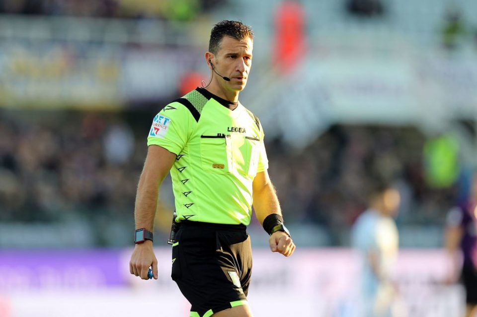 Official – Daniele Doveri To Referee Derby d’Italia Between Inter & Juventus In Serie A