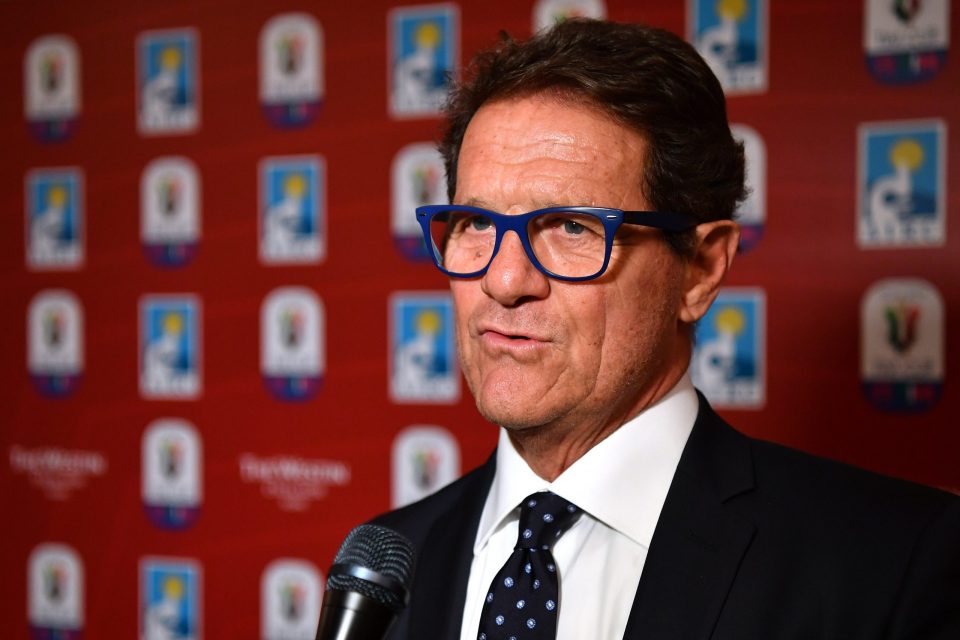 Fabio Capello: "Inter Will Be Constantly Competitive, Serie A Title Race Is  Between Them & Juventus"