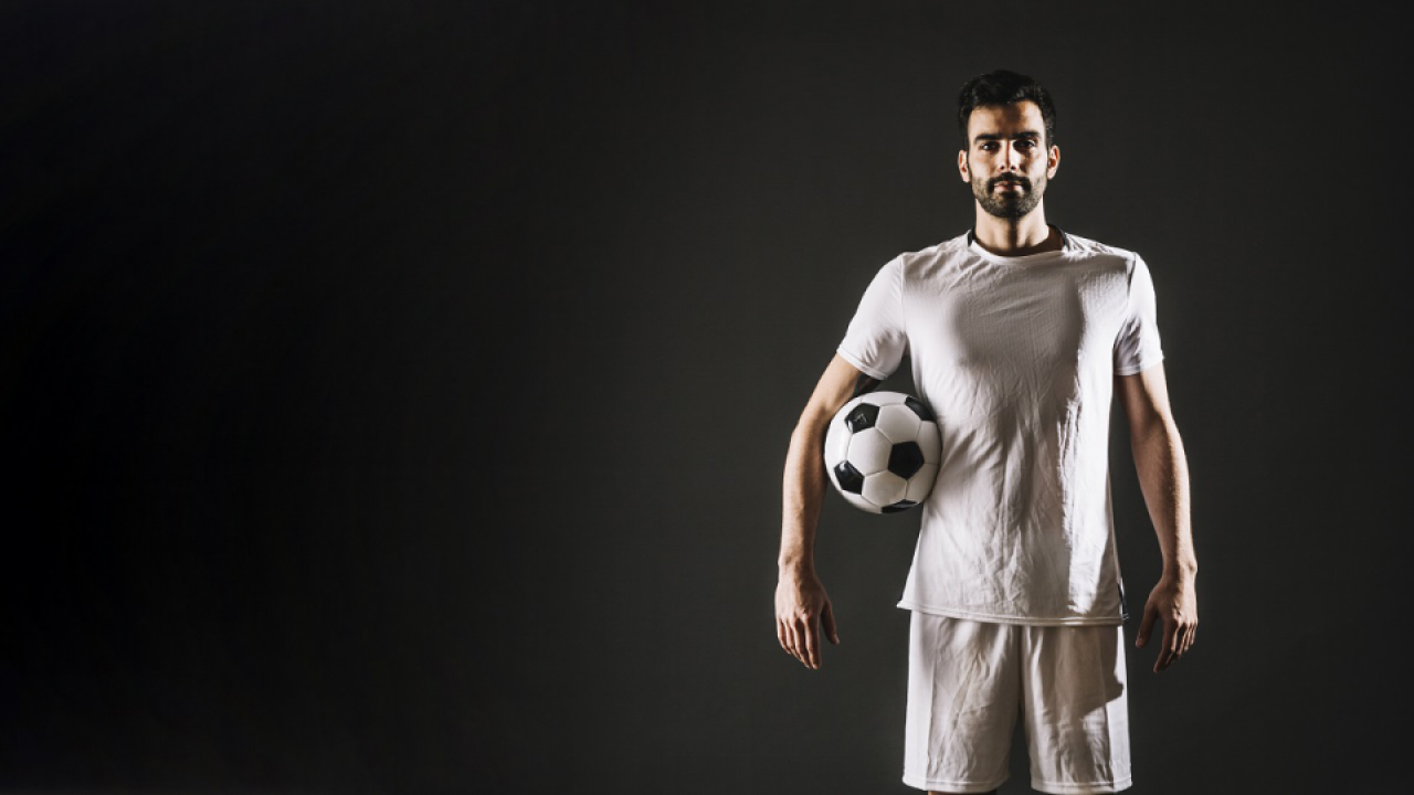 Hairy Soccer Player