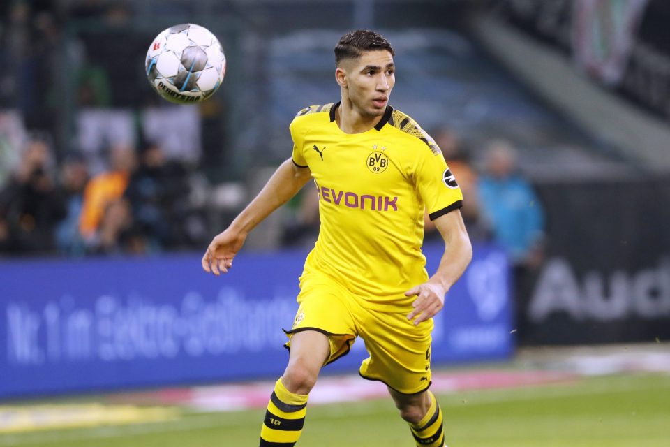 Italian Media Report Inter Make Enquiry To Real Madrid For BVB Loanee Achraf Hakimi