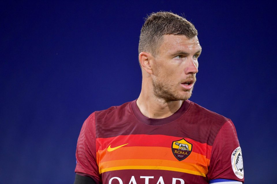 Inter Monitoring Edin Dzeko Situation With Roma Expected To Sell Forward, Italian Media Report
