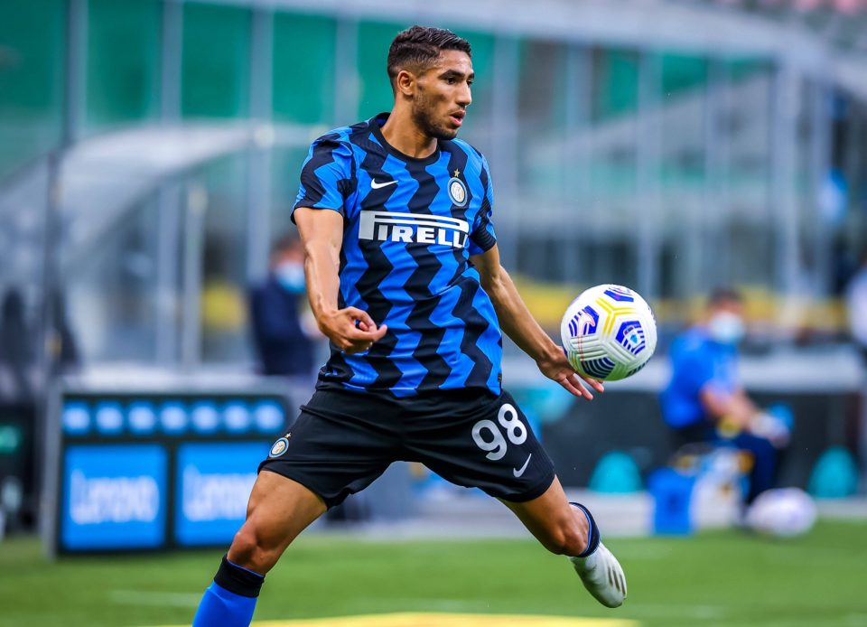 Inter full back Hakimi told to improve his defending