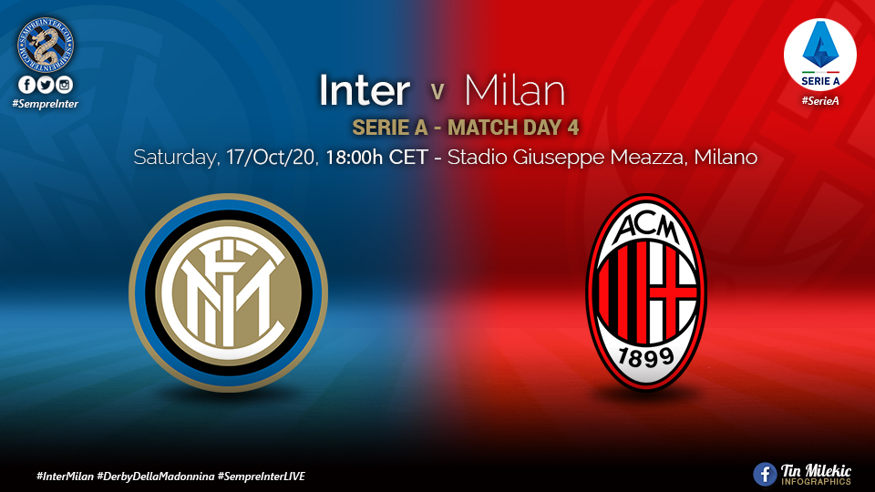 Official - Starting Lineups Inter Vs AC Milan: Marcelo Brozovic Aleksandar Kolarov Start