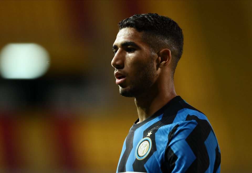 Inter Wing-Back Achraf Hakimi’s Injury Sustained Against Cagliari Isn’t Serious, Italian Broadcaster Details