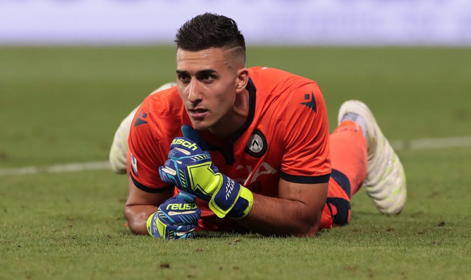 Inter In Constant Contact With Udinese Goalkeeper Juan Musso’s Agents, Italian Broadcaster Claims