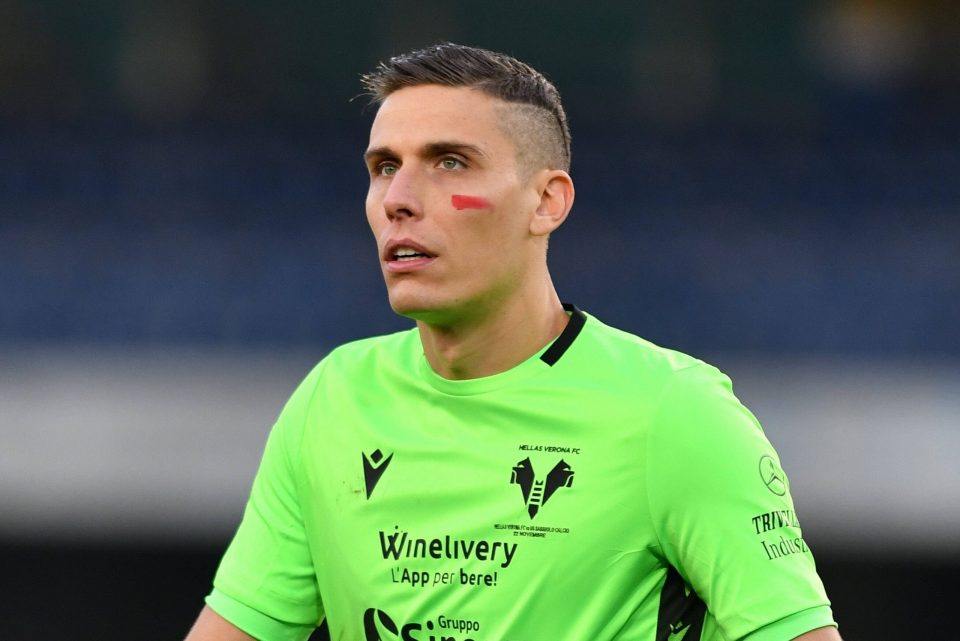 Italian Media Suggest Inter Will Target Hellas Verona Goalkeeper Marco Silvestri & May Offer Players In Exchange For Federico Dimarco