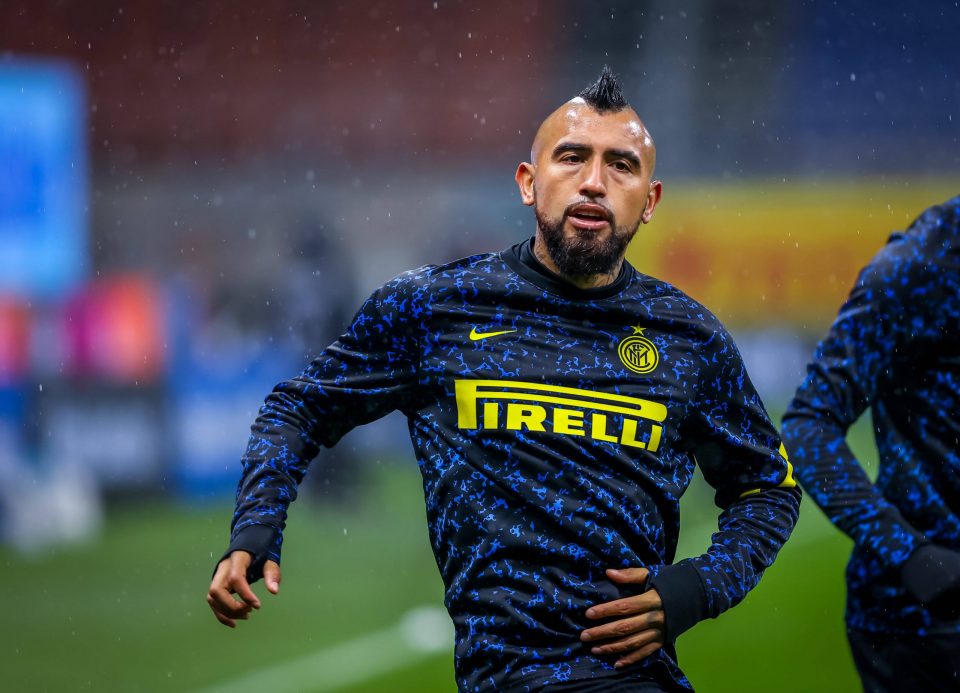 Photo – Inter Midfielder Vidal: “We’ll Give Our All & Do Our Best In Every Game To Win Scudetto”