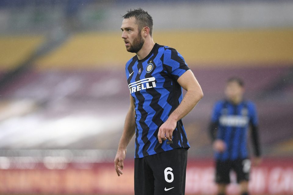 Photo – Inter’s Stefan De Vrij After Fiorentina Win: “A Victory On My Birthday”