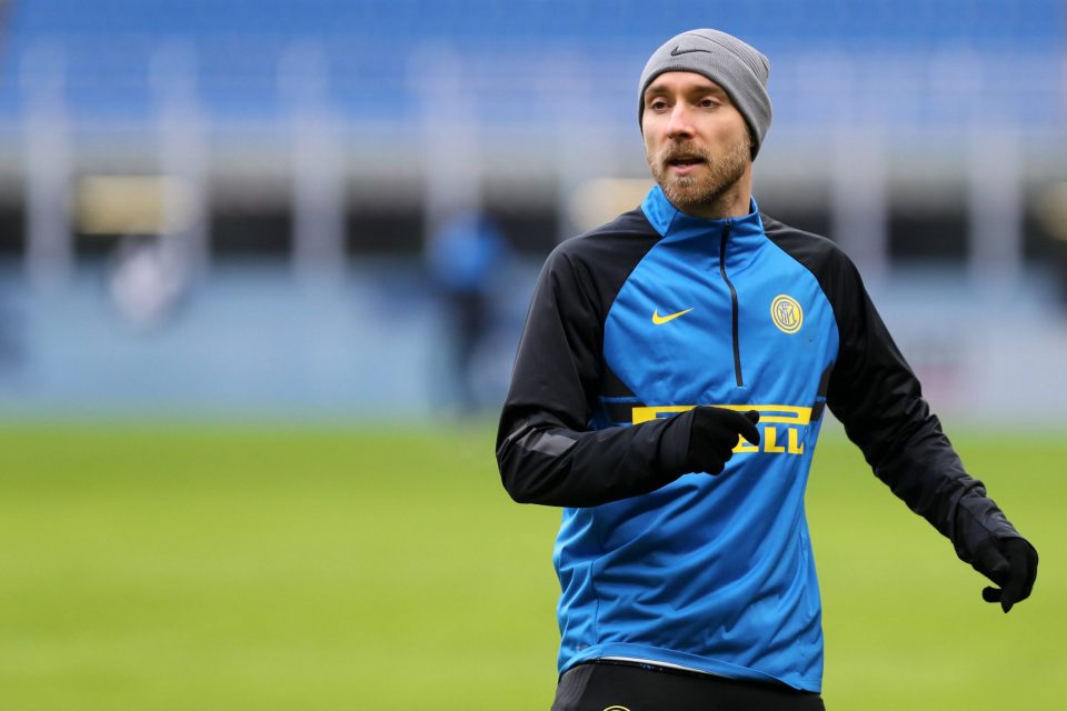 Christian Eriksen To Start For Inter’s Serie A Game With Benevento Tomorrow, Italian Media Claim