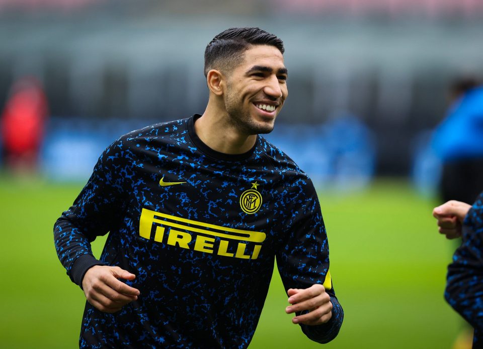 Inter Have No Intention Of Selling Wing-Back Achraf Hakimi This Summer,  Italian Media Report