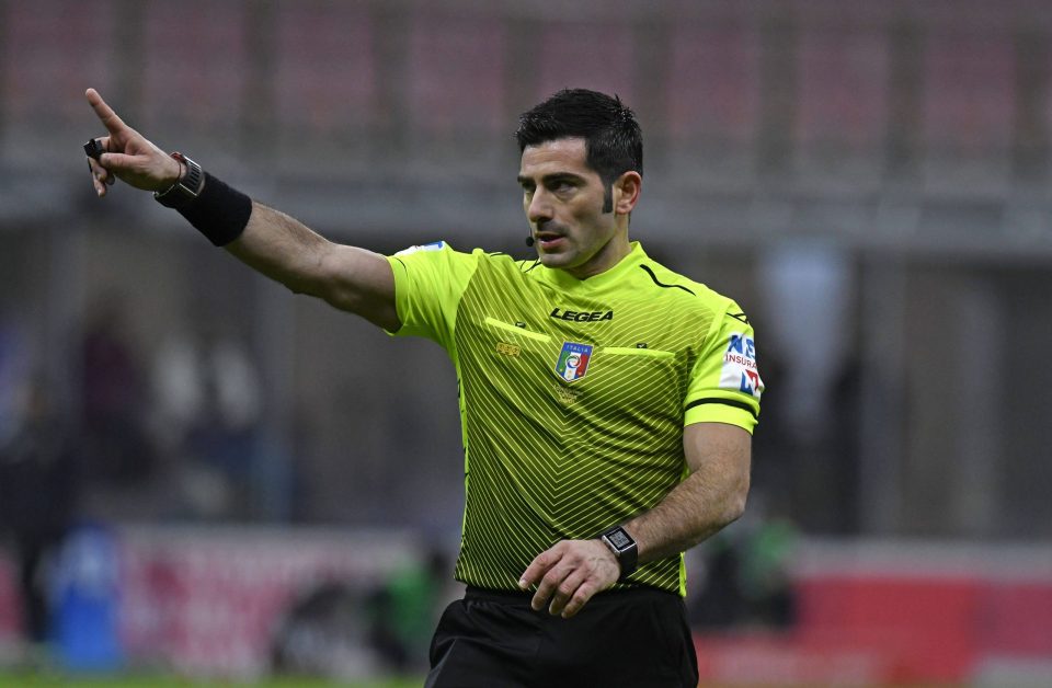 Vicenza, Italy. 06th Apr, 2022. The Referee of the match Maresca