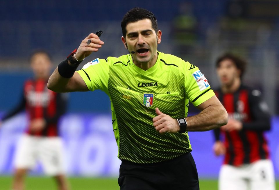 Vicenza, Italy. 06th Apr, 2022. The Referee of the match Maresca