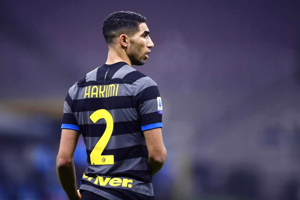 Achraf Hakimi Will Return To Inter Line-Up Against Parma, Italian Media Claim