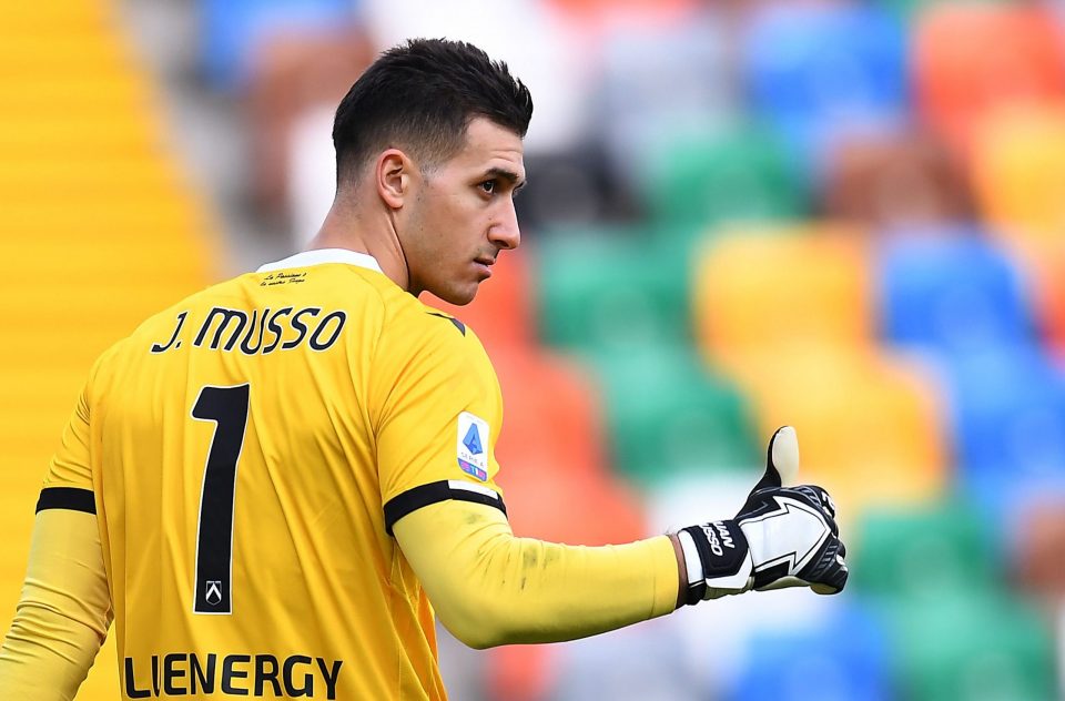 Roma ‘Accelerating’ To Sign Inter Target Juan Musso From Udinese, Italian Media Reveal