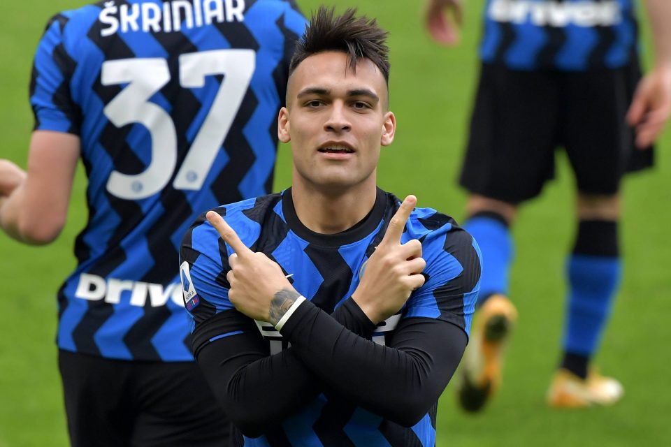 Official Inter IM Scudetto Shirt Signed By Lautaro Martinez