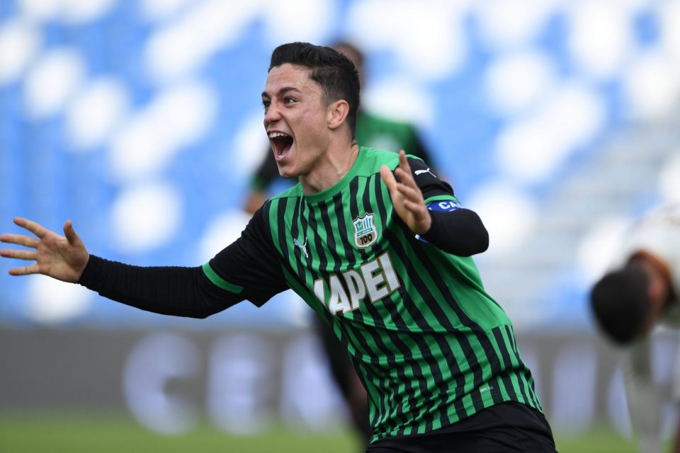 Sassuolo Striker Francesco Caputo: “Inter Target Giacomo Raspadori Is Young But Has A Good Head On His Shoulders”