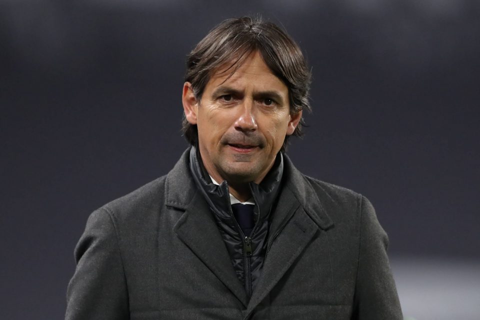 Simone Inzaghi Knows Inter Must Reach Champions League Knockout Stages, Italian Media Report