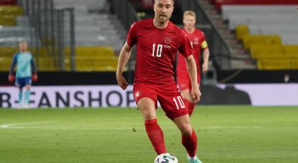 Photo – Inter Midfielder Christian Eriksen Finishes Euro 2020 Preparation With Denmark: “Brilliant To Have Fans Back!”