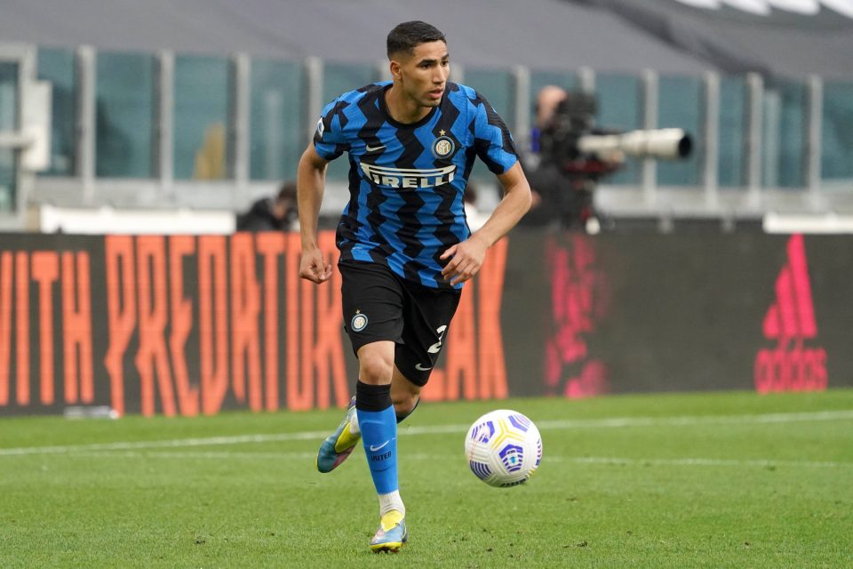 Inter Have No Intention Of Selling Wing-Back Achraf Hakimi This Summer,  Italian Media Report