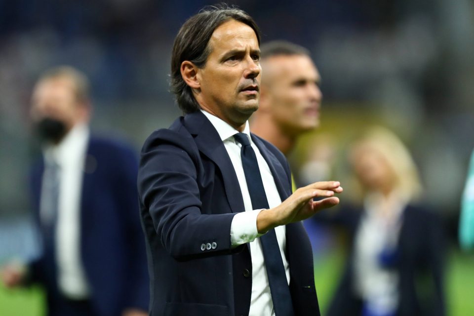 Inter Coach Simone Inzaghi: “Proud Of Our Performance, We Played With Courage”