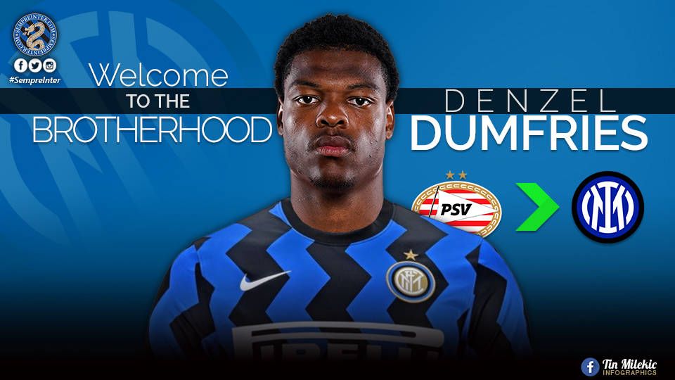 Official – Inter Complete Signing Of Denzel Dumfries From PSV Eindhoven