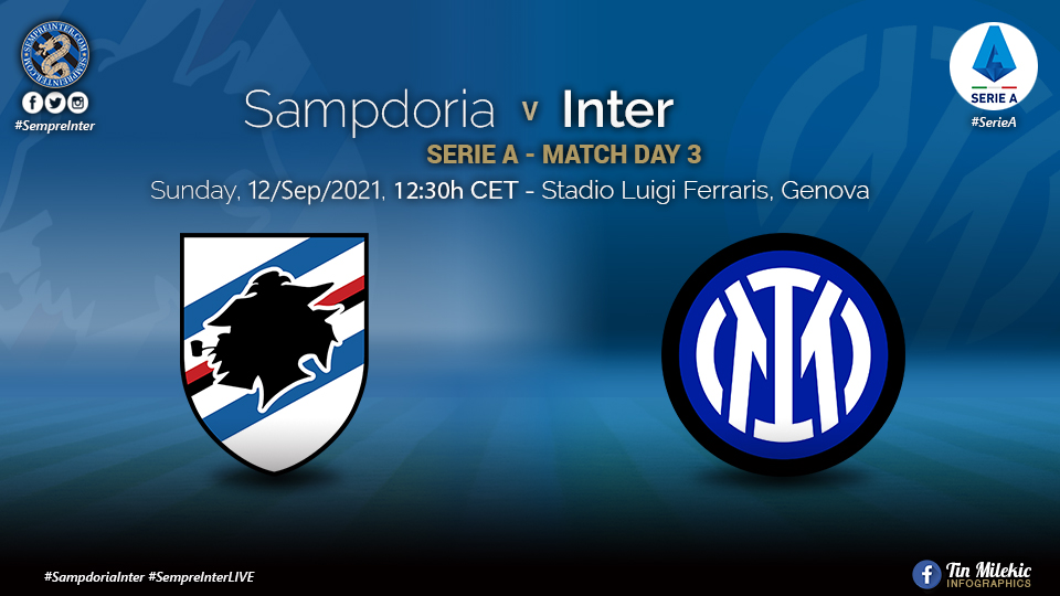 Preview – Sampdoria Vs Inter: Tricky Trip To The Marassi