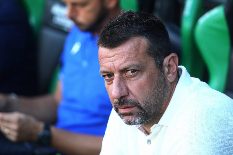 Sampdoria Coach Roberto D’Aversa: “We Should Have Beaten Inter When Stefano Sensi Came Off Injured”