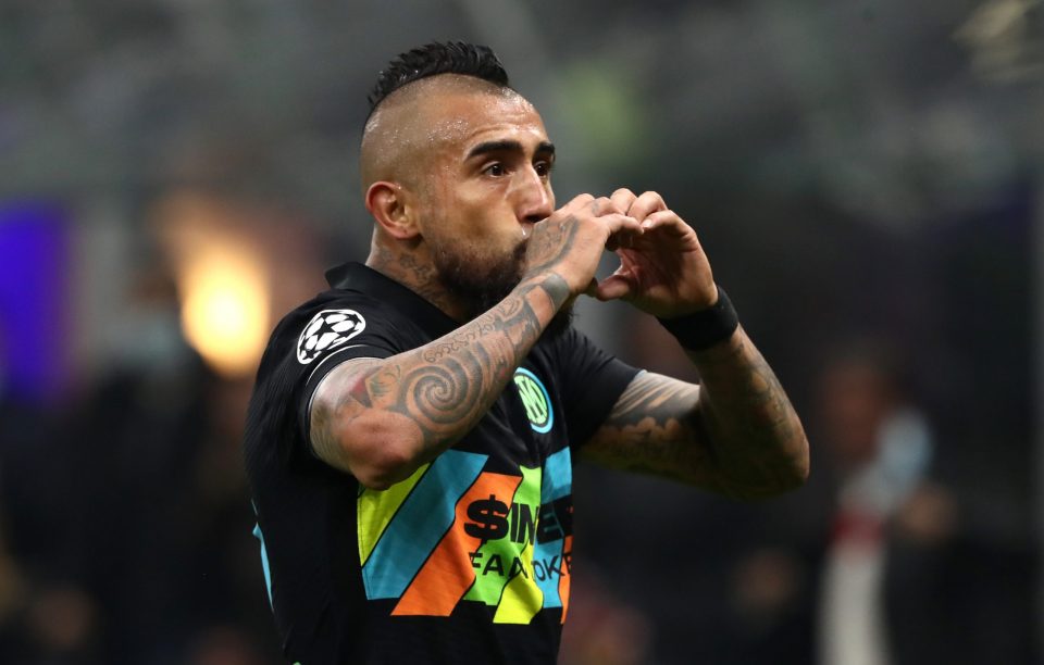 Inter Boss Simone Inzaghi Is Starting To See The Best Of Arturo Vidal, Italian Media Claim