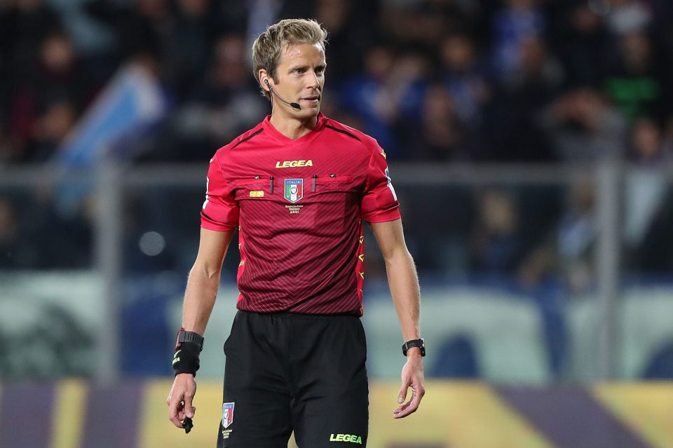 Official – Referee Daniele Chiffi To Be In Charge Of Inter Milan Vs Atalanta Coppa Italia Quarterfinal Clash