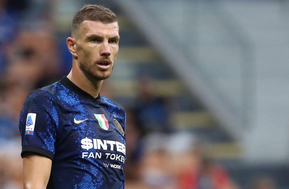 Inter Striker Edin Dzeko’s Muscle Injury Not Serious, Bosnian Media Reports