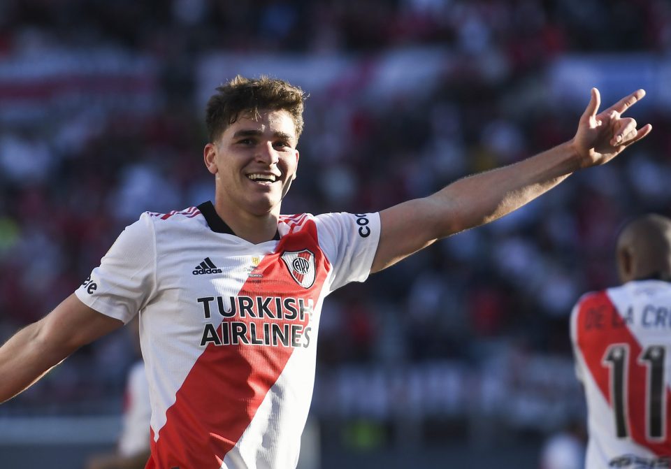 Inter-Linked River Plate Striker Julian Alvarez: 