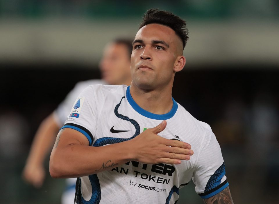 Photo – Inter Striker Lautaro Martinez After Serie A Win Over Venezia: “Three Points Back To Milan”