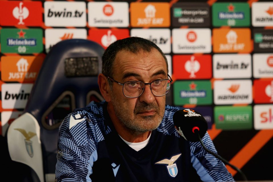 Lazio Coach Maurizio Sarri: “Inter Already Scudetto Favourites Last Year But AC Milan Will Win”